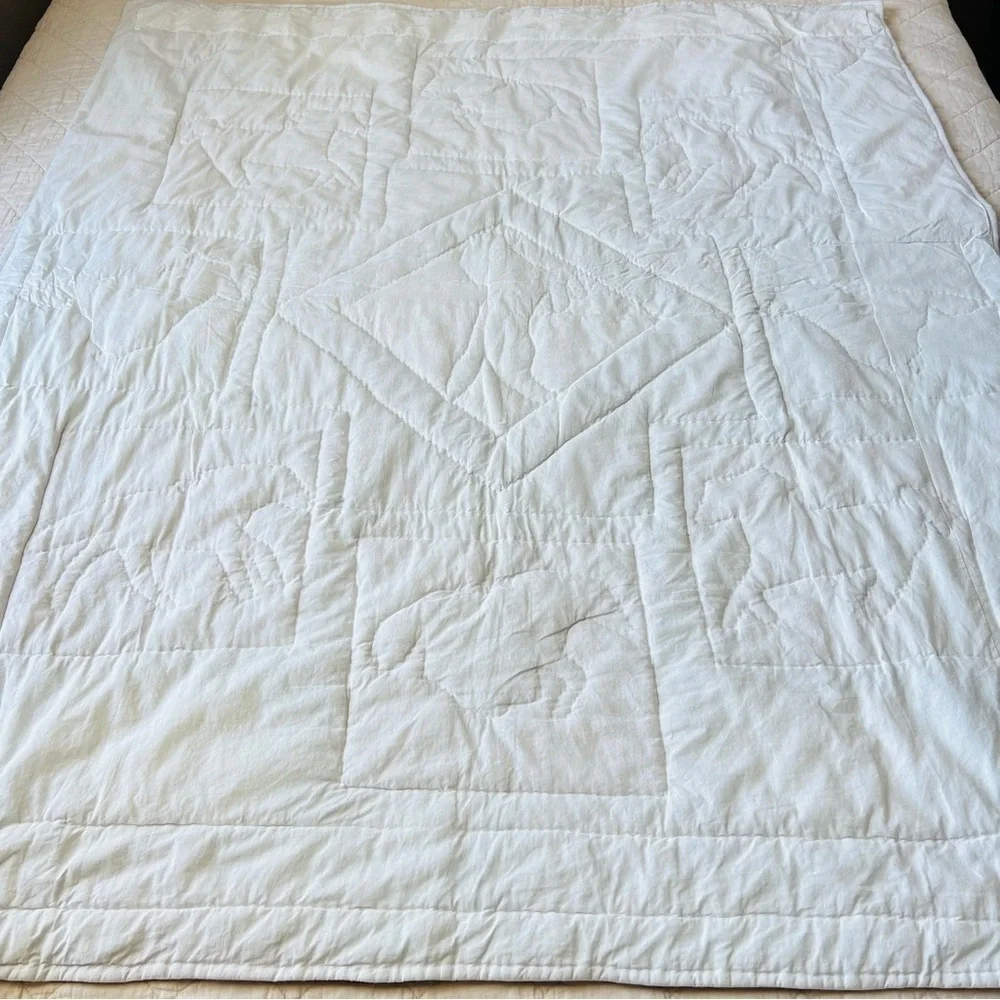 Patchwork  Wall Hanging Cotton Horses Quilt .